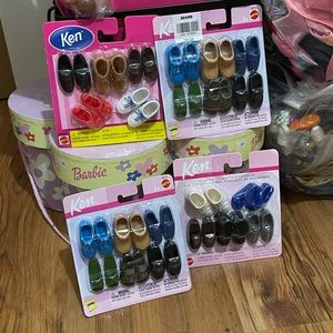 Barbie Mattel Ken’s shoes 4 lot
